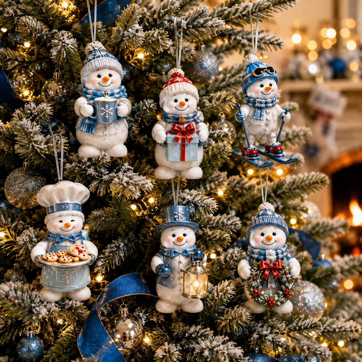 ⏳ Last Day 49% OFF –✨24-Day Christmas Countdown Advent Calendar – Snowman Christmas Series