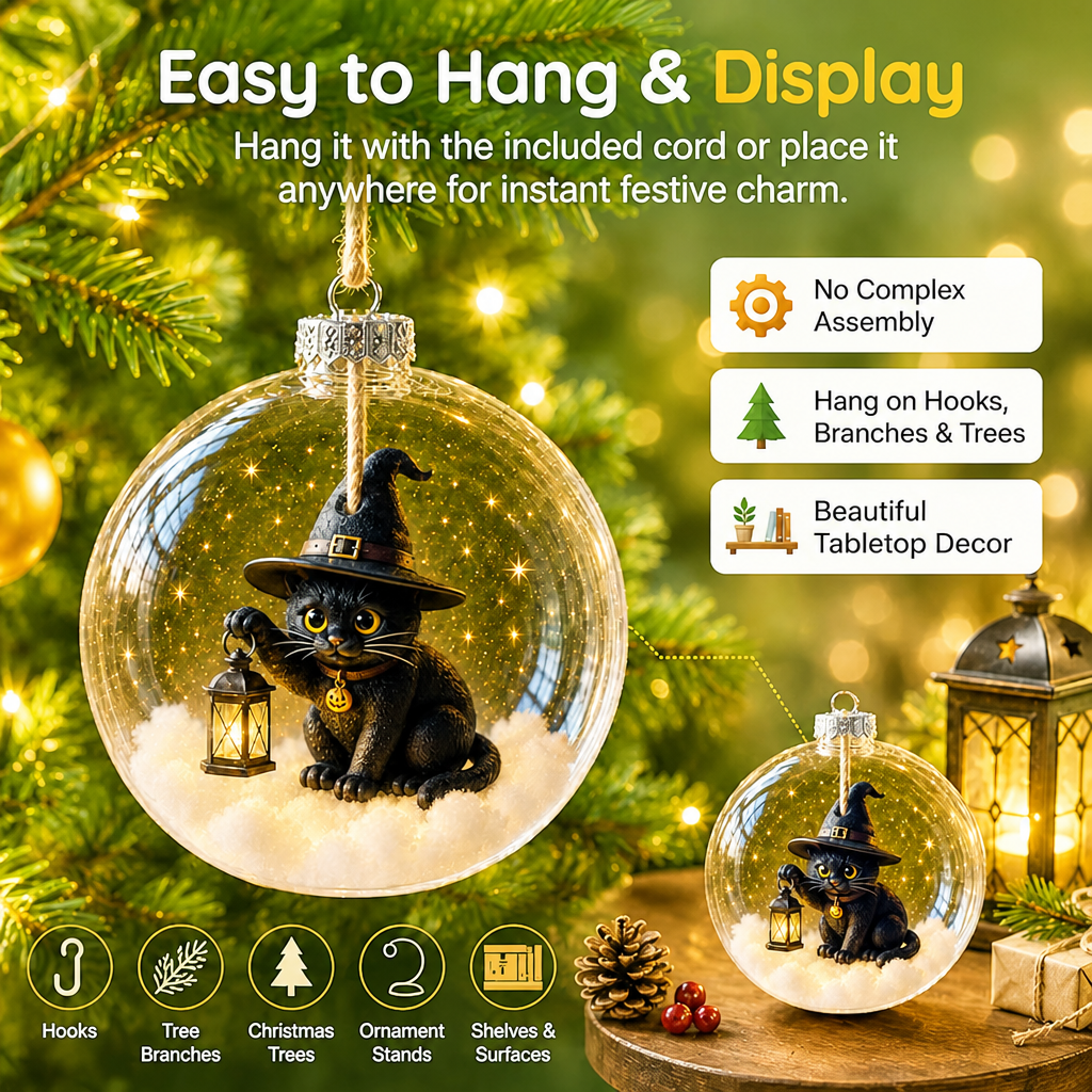 🎃 Halloween Limited Edition – Light-Up Ornament Collection