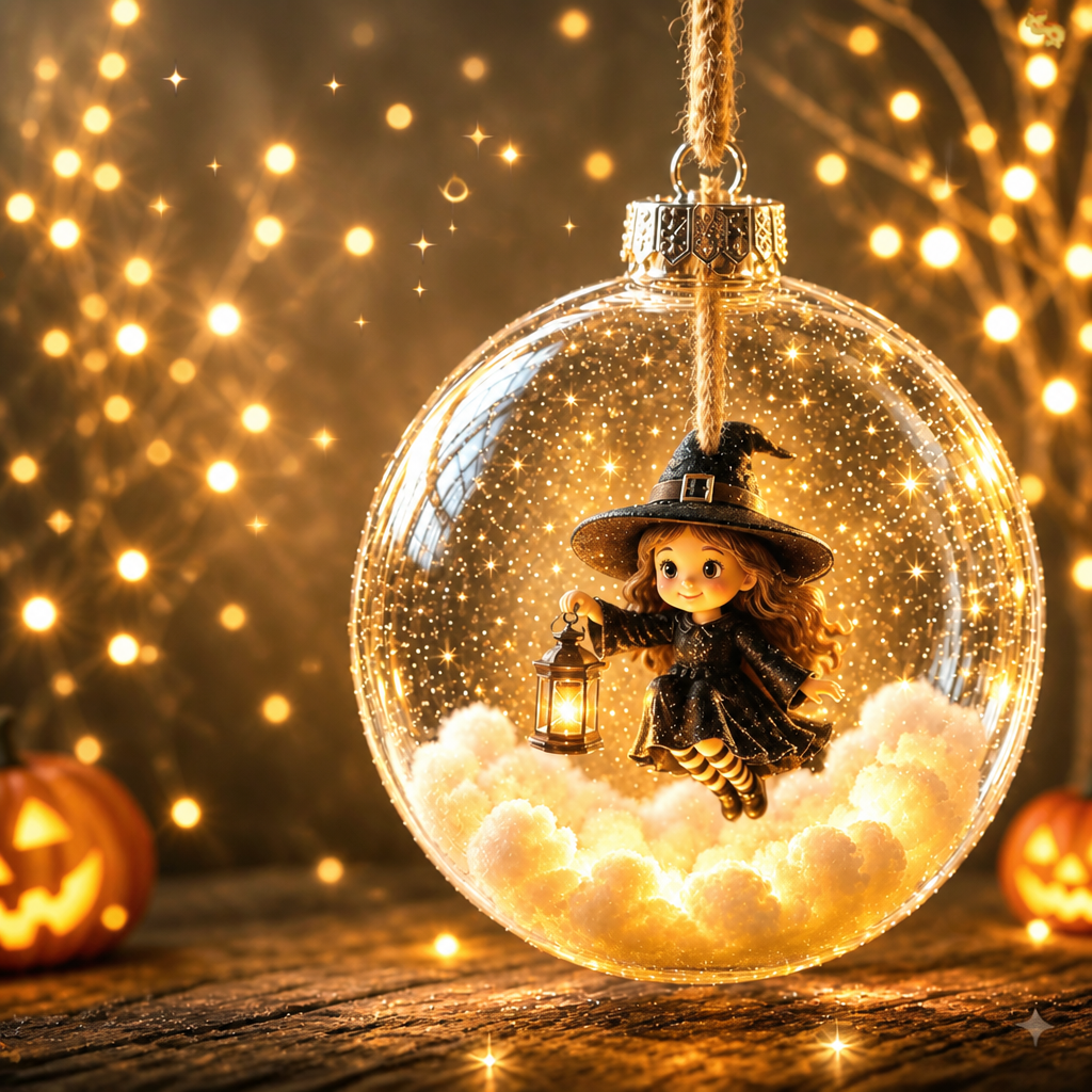 🎃 Halloween Limited Edition – Light-Up Ornament Collection