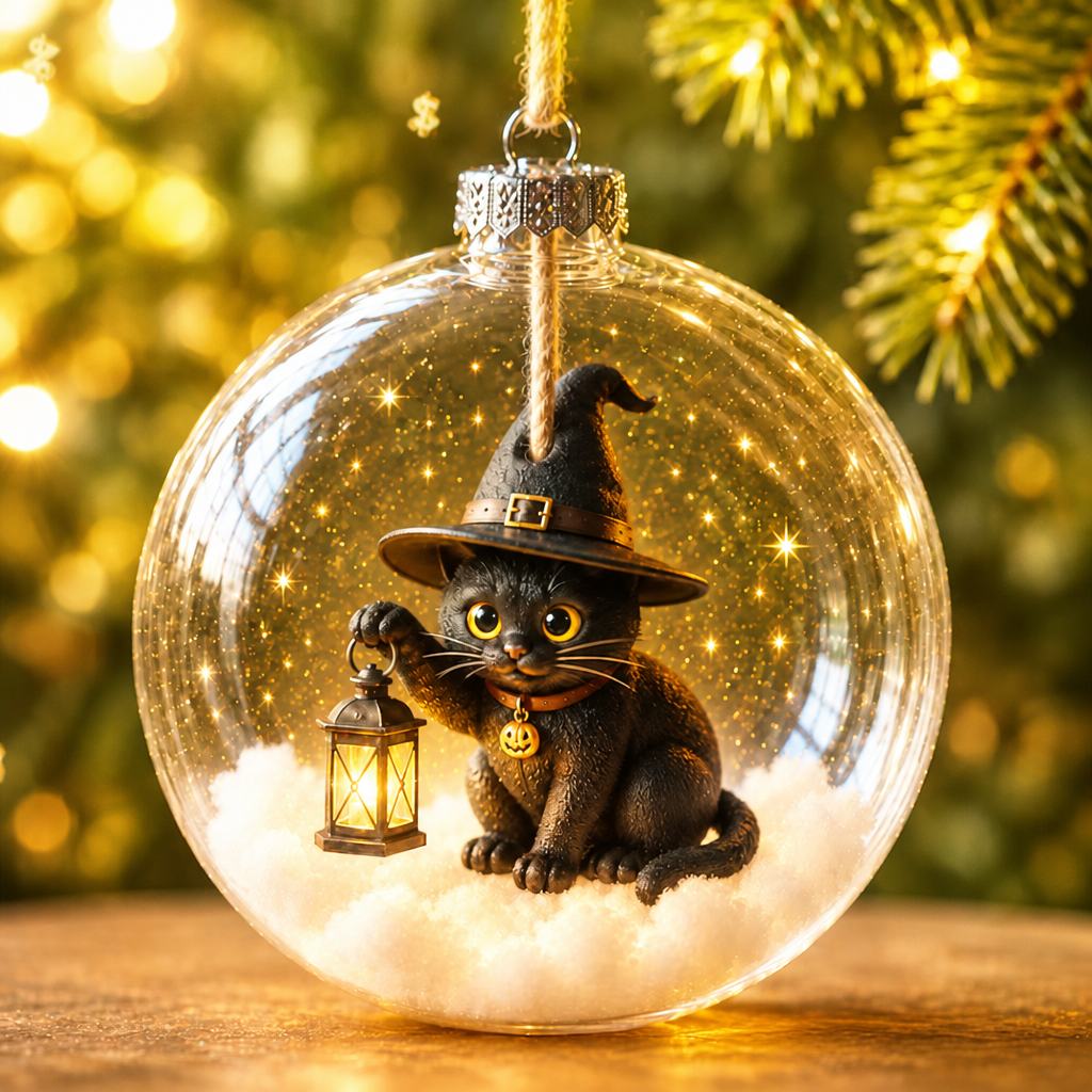 🎃 Halloween Limited Edition – Light-Up Ornament Collection
