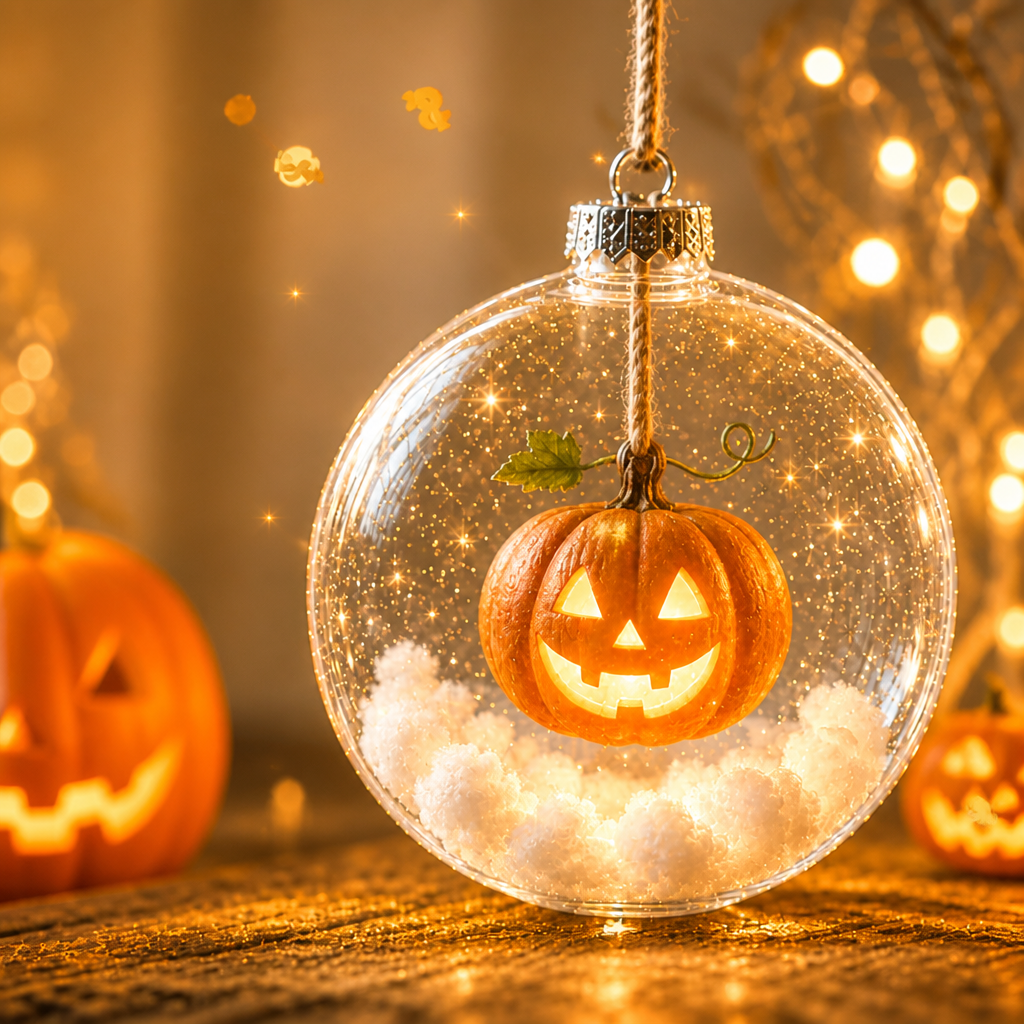 🎃 Halloween Limited Edition – Light-Up Ornament Collection