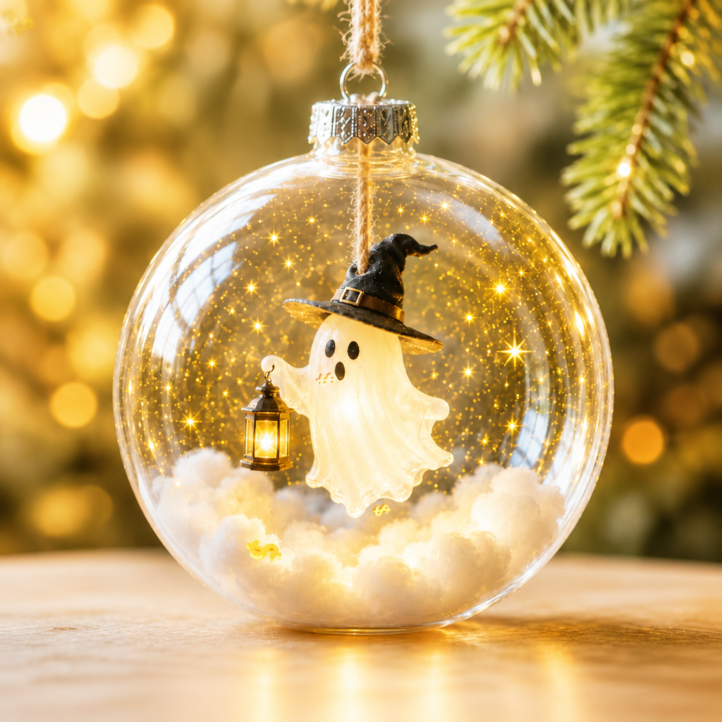 🎃 Halloween Limited Edition – Light-Up Ornament Collection