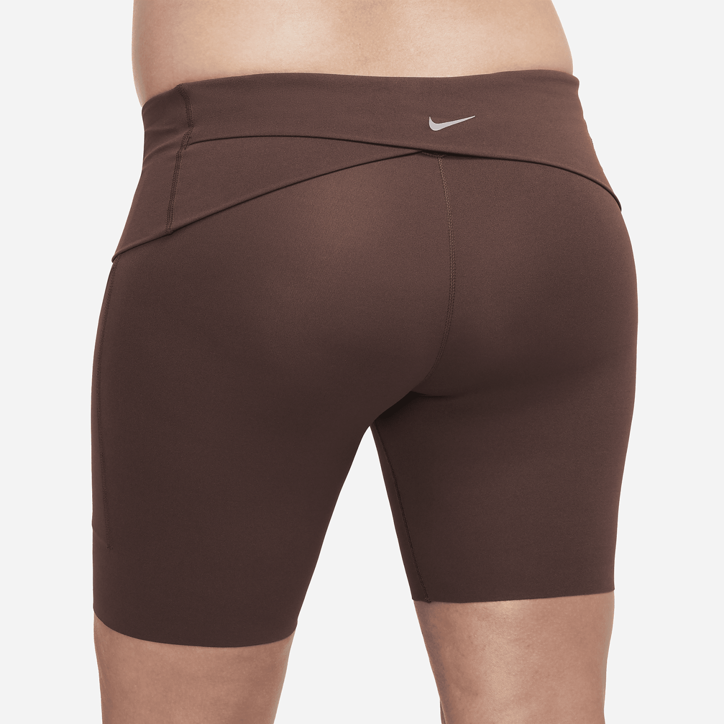 (M) - Women's Gentle-Support High-Waisted 8" Biker Shorts with Pockets (Maternity)