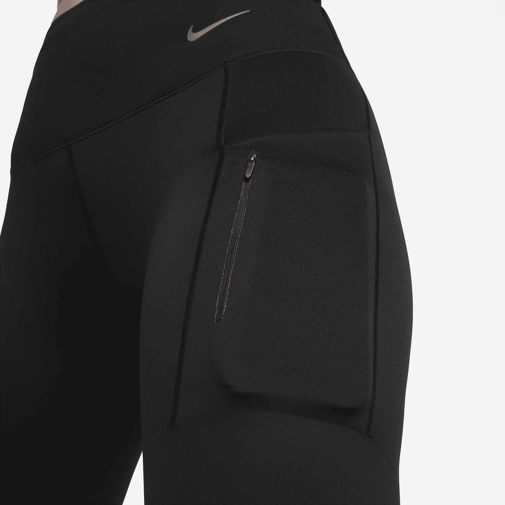 Go - Women's Firm-Support High-Waisted Cropped Leggings with Pockets