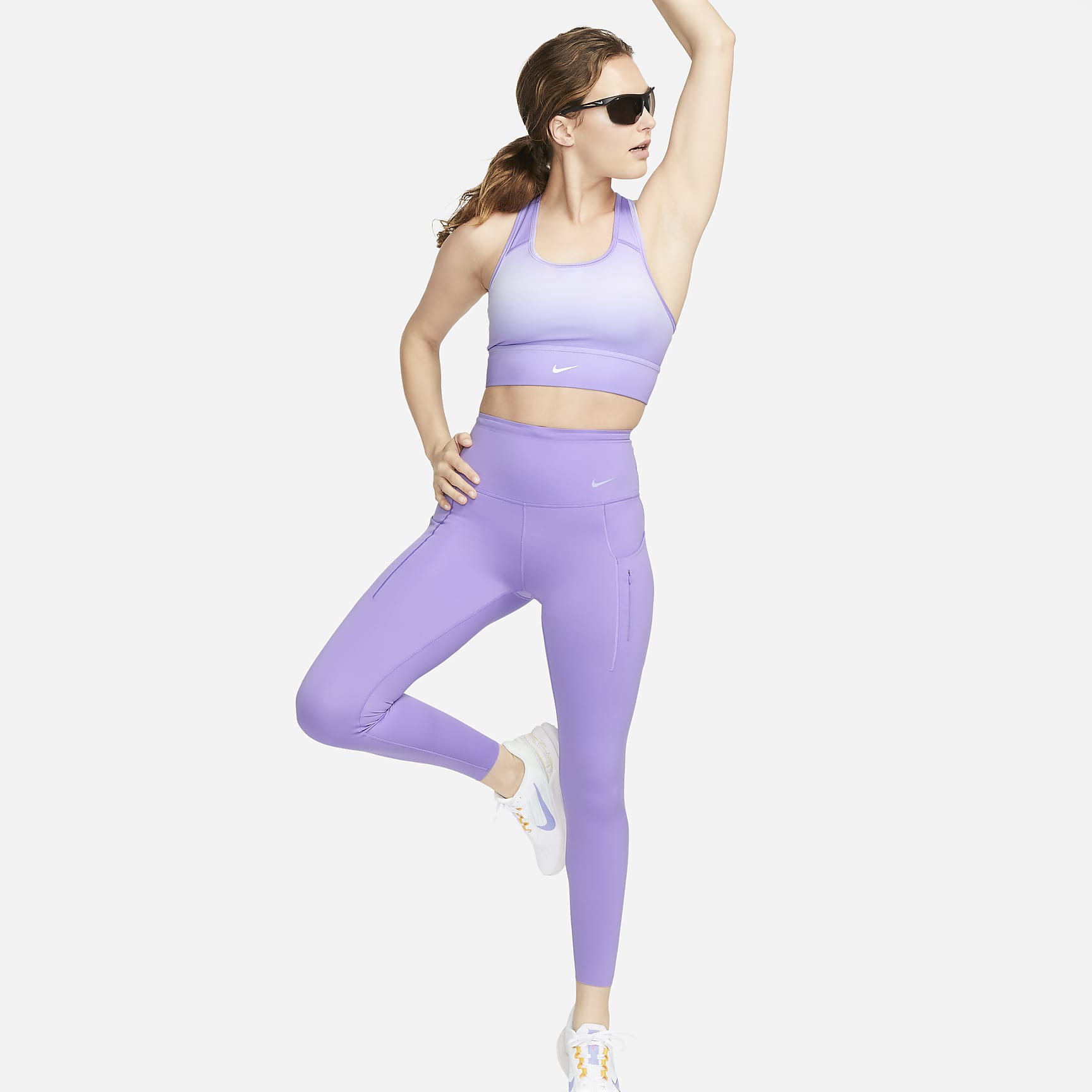 Go - Women's Firm-Support High-Waisted 7/8 Leggings with Pockets