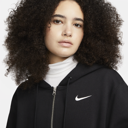 Sportswear Phoenix Fleece - Women's Oversized Long Full-Zip Hoodie
