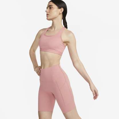Universa - Women's Medium-Support High-Waisted 8" Biker Shorts with Pockets