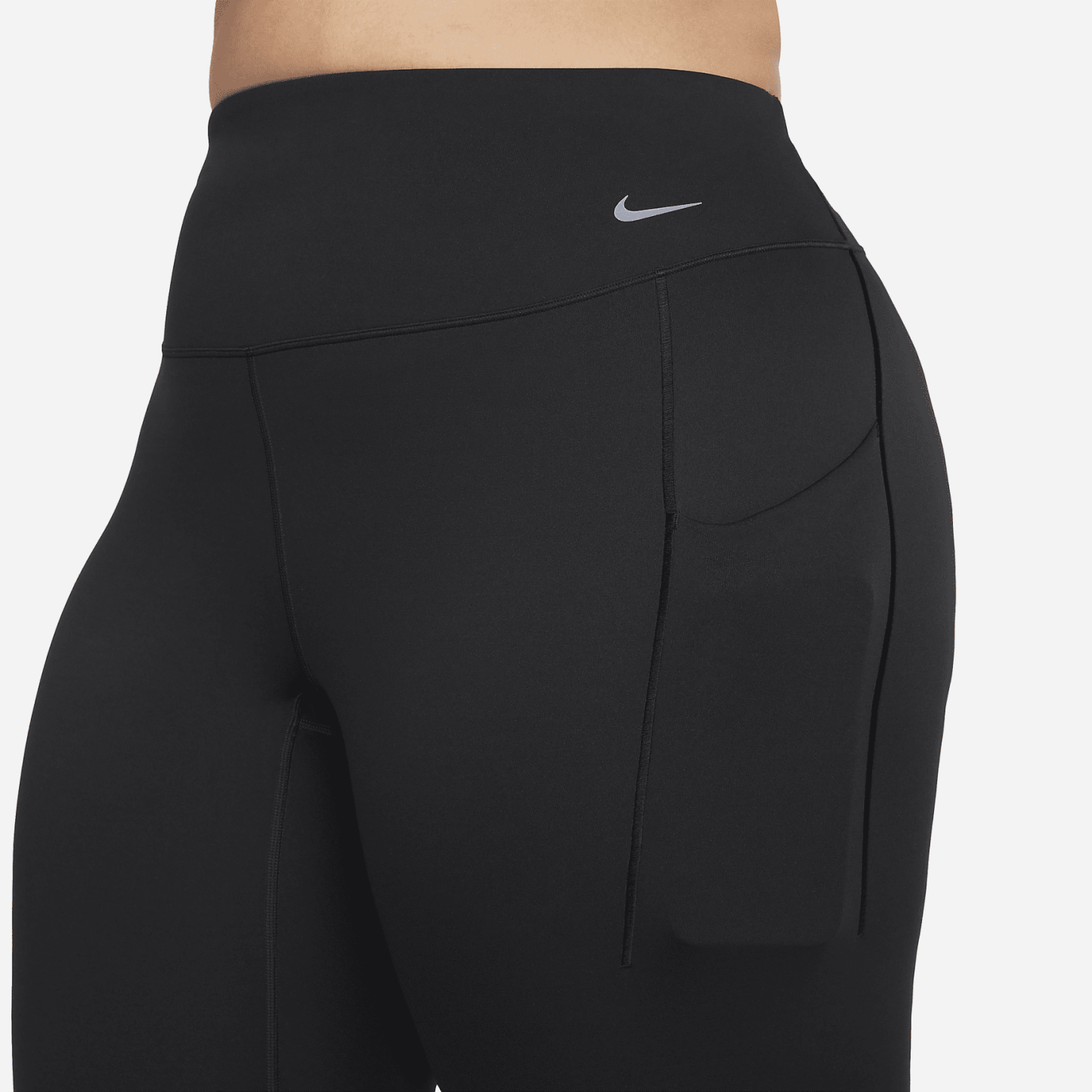 Universa - Women's Medium-Support High-Waisted Full-Length Leggings with Pockets (Plus Size)