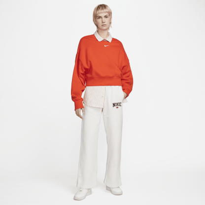 Sportswear Phoenix Fleece - Women's High-Waisted Wide-Leg Sweatpants