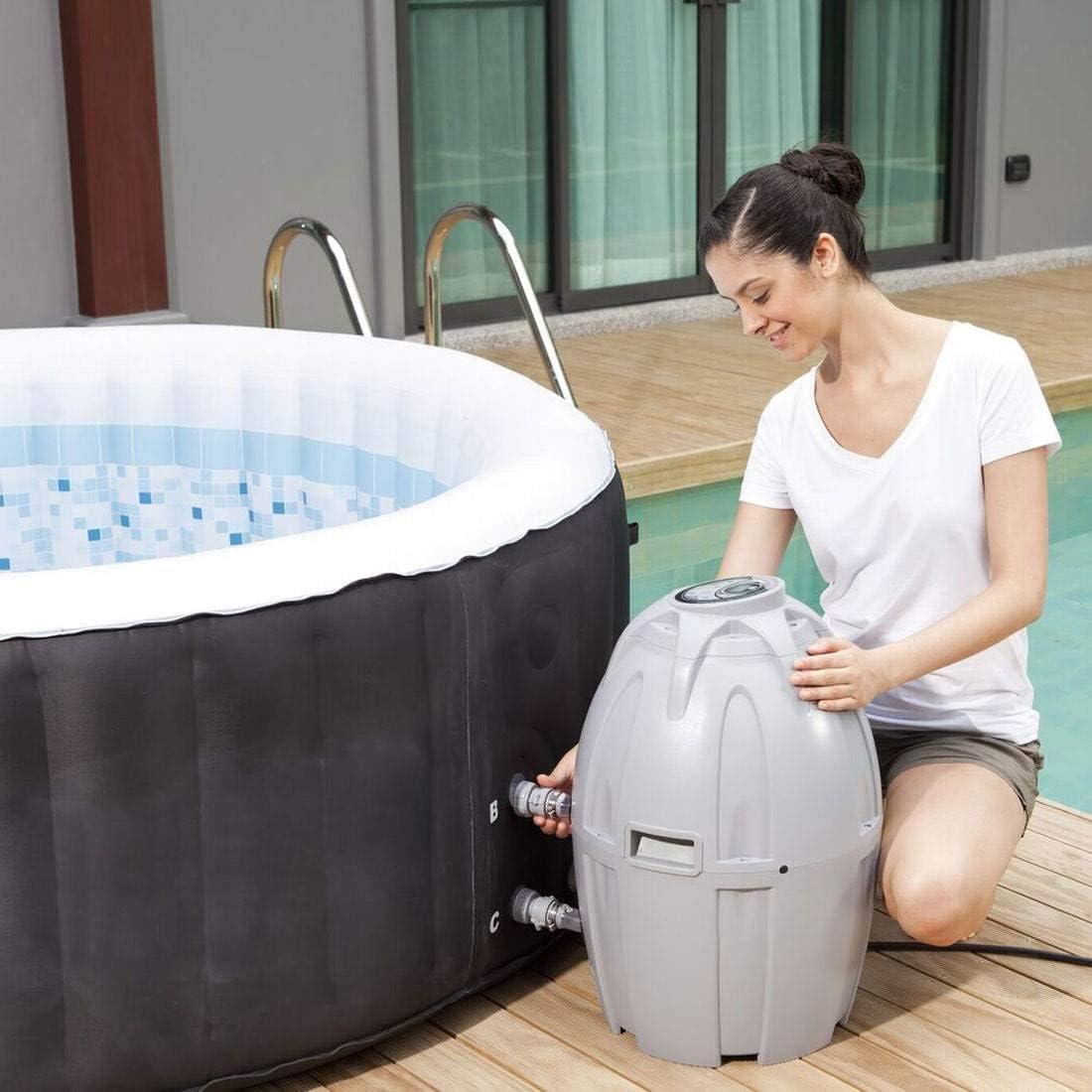 2024 New Year Hot SalePortable Outdoor Inflatable Round Hot Tu
