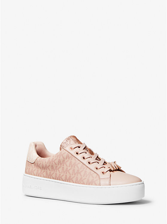 Poppy Color-Block Logo Sneaker - BALLET