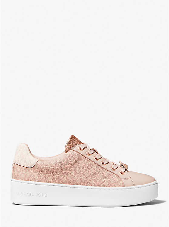 Poppy Color-Block Logo Sneaker - BALLET