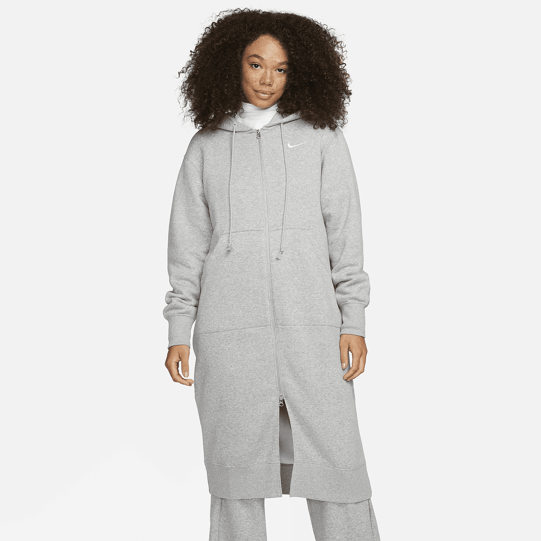 Sportswear Phoenix Fleece - Women's Oversized Long Full-Zip Hoodie