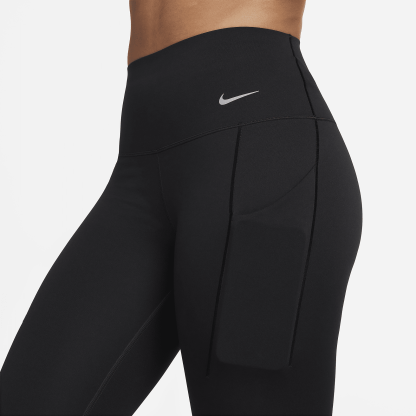 Universa - Women's Medium-Support High-Waisted Cropped Leggings with Pockets