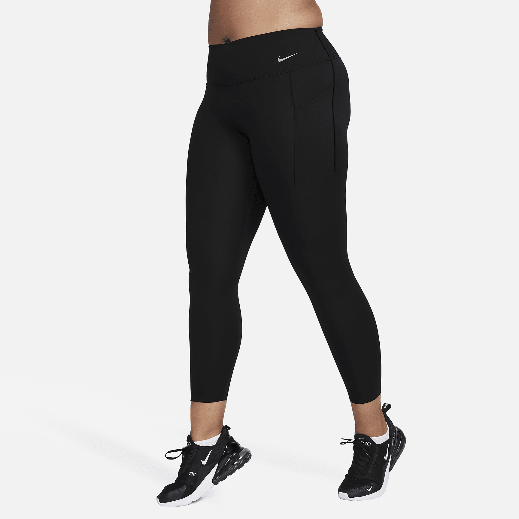 Universa - Women's Medium-Support High-Waisted 7/8 Leggings with Pockets