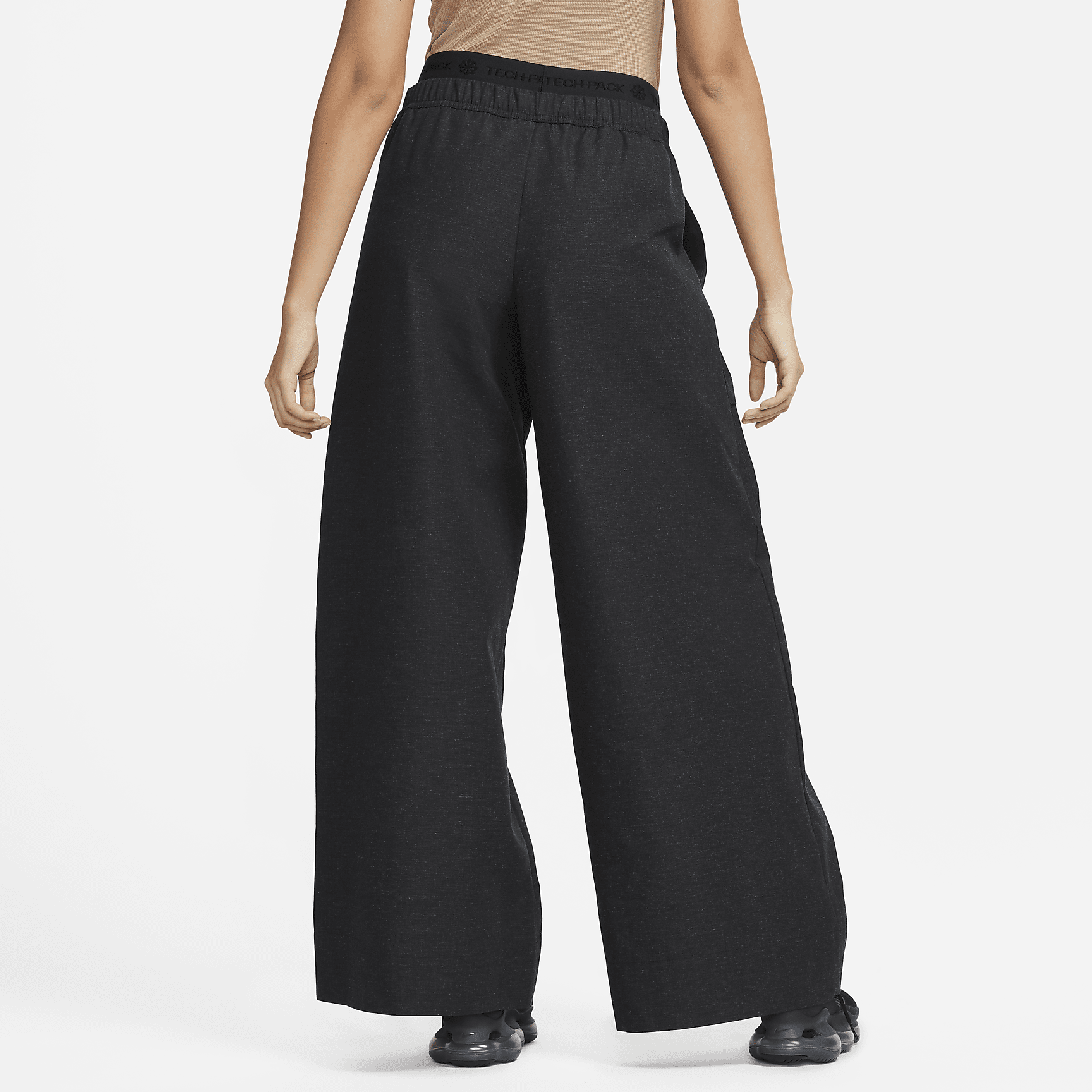 Sportswear Tech Pack - Women's High-Waisted Wide-Leg Ripstop Pants