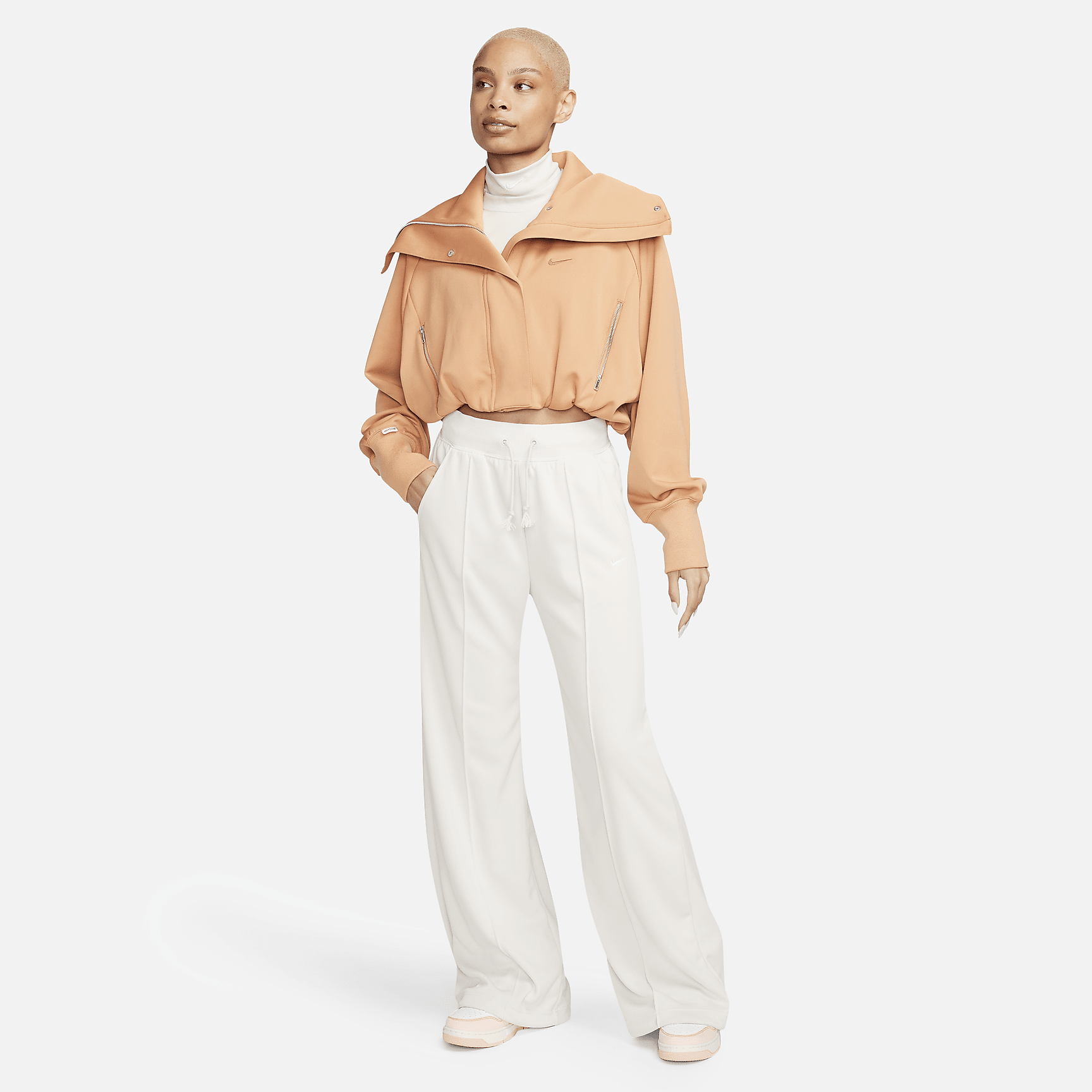 Sportswear Essential - Women's High-Waisted Wide-Leg Pants