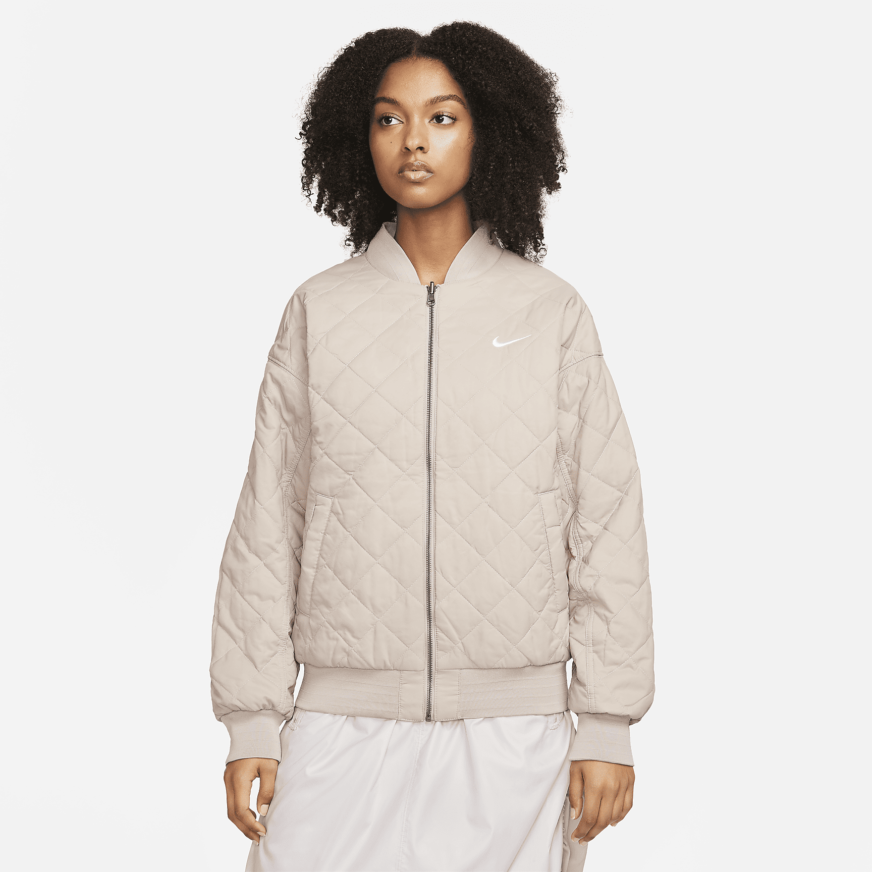 Sportswear - Women's Reversible Varsity Bomber Jacket