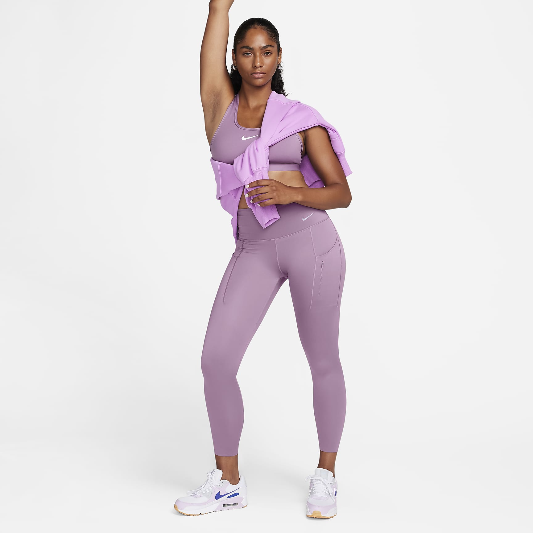 Go - Women's Firm-Support High-Waisted 7/8 Leggings with Pockets