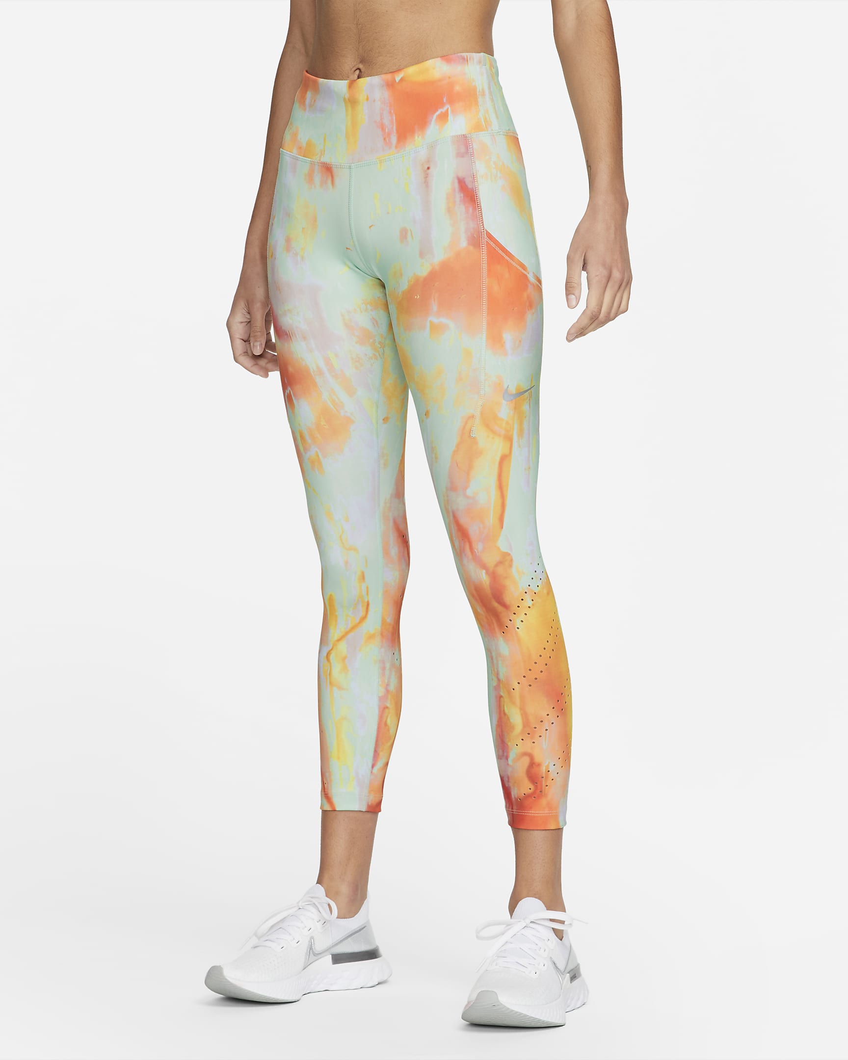 Women's Mid-Rise 7/8 Pocket Running Leggings