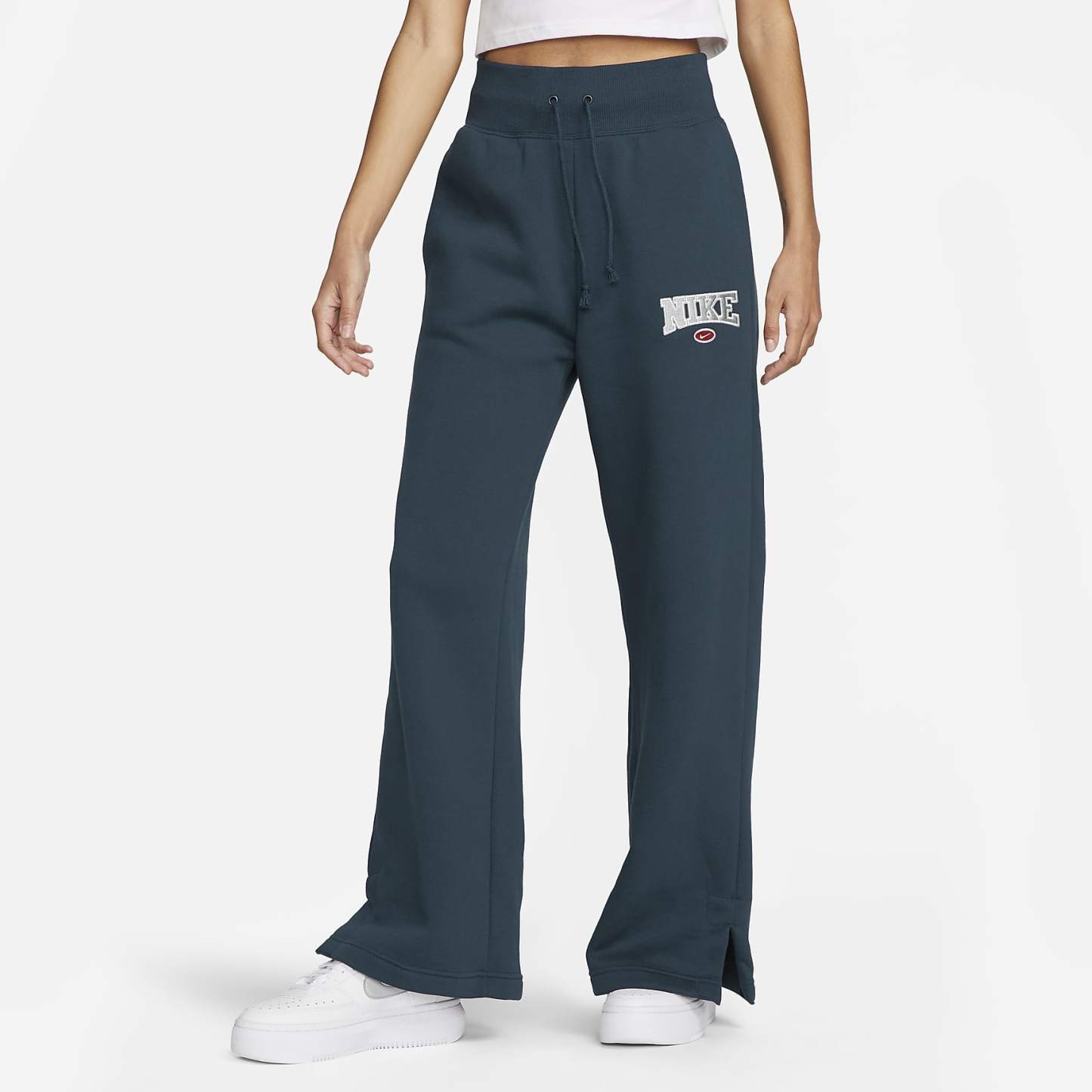 Sportswear Phoenix Fleece - Women's High-Waisted Wide-Leg Sweatpants