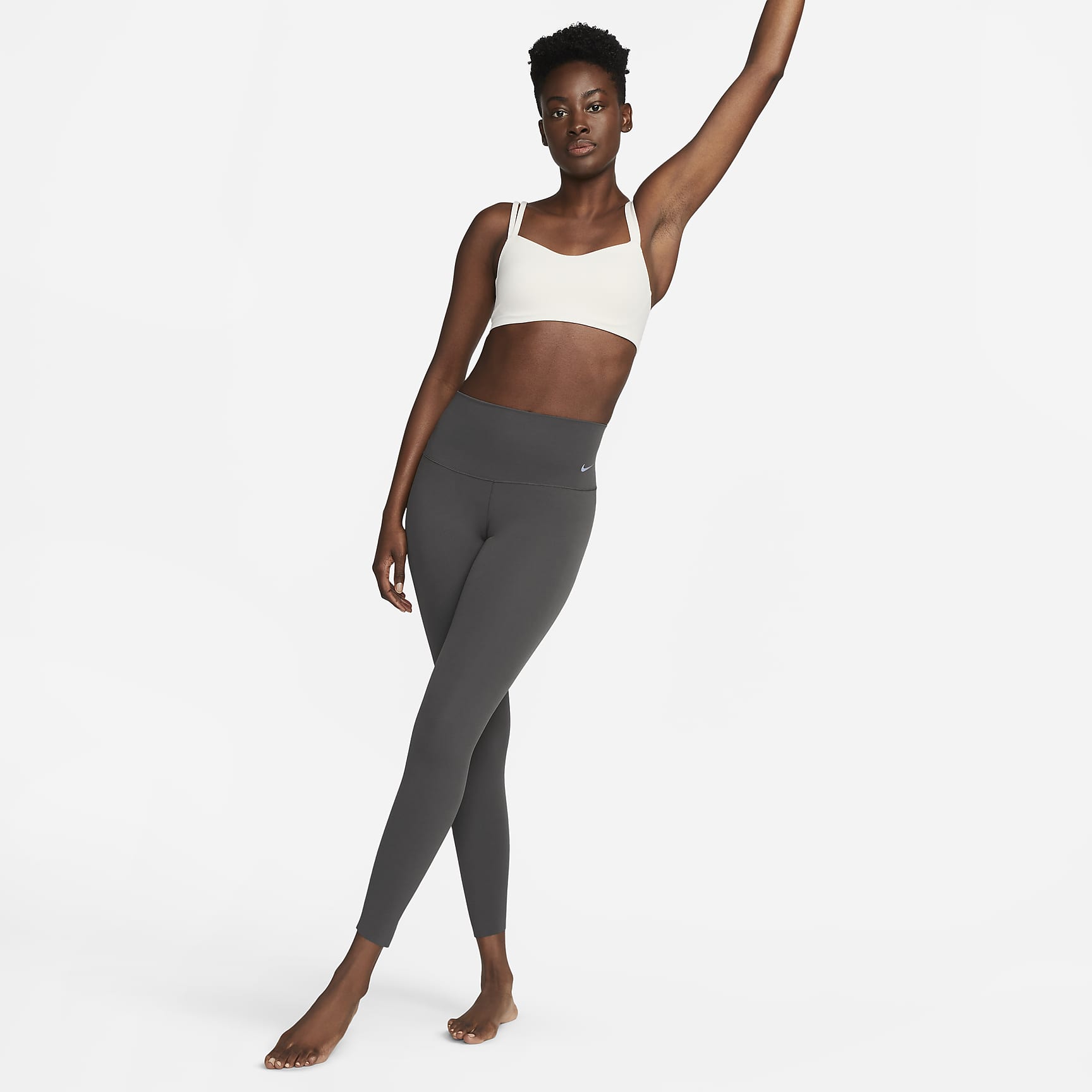 Zenvy - Women's Gentle-Support High-Waisted 7/8 Leggings
