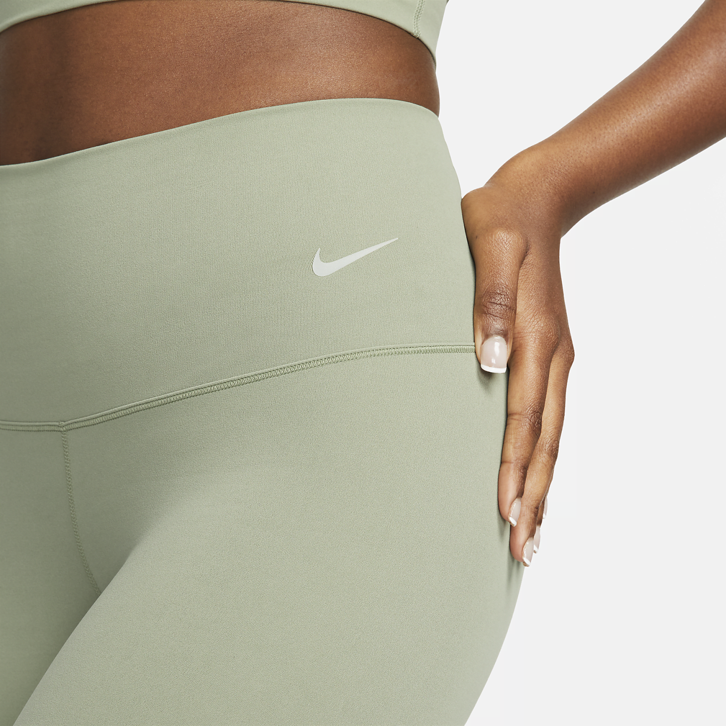 Zenvy - Women's Gentle-Support High-Waisted Cropped Leggings