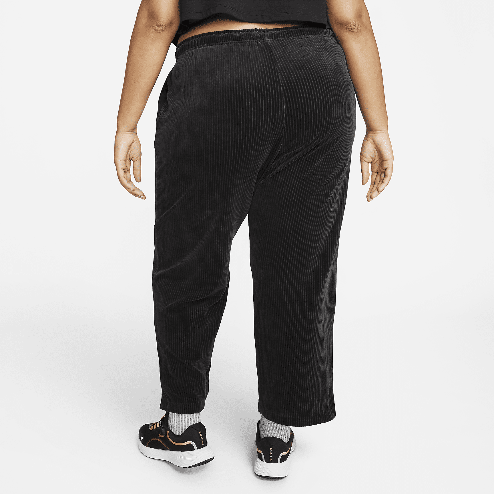 Sportswear - Women's Velour Wide-Leg Pants (Plus Size)
