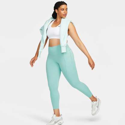 Universa - Women's Medium-Support High-Waisted 7/8 Leggings with Pockets
