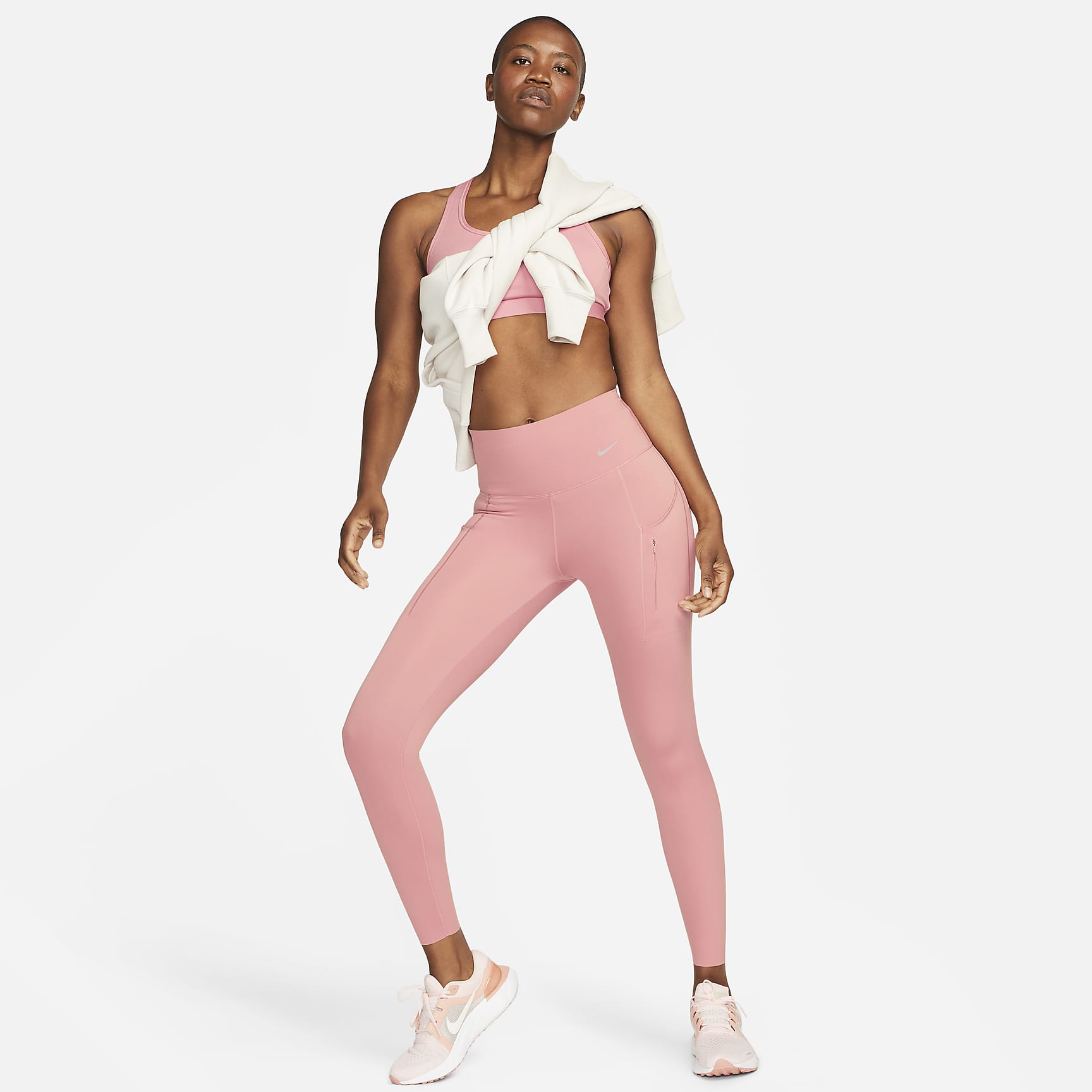 Go - Women's Firm-Support High-Waisted 7/8 Leggings with Pockets