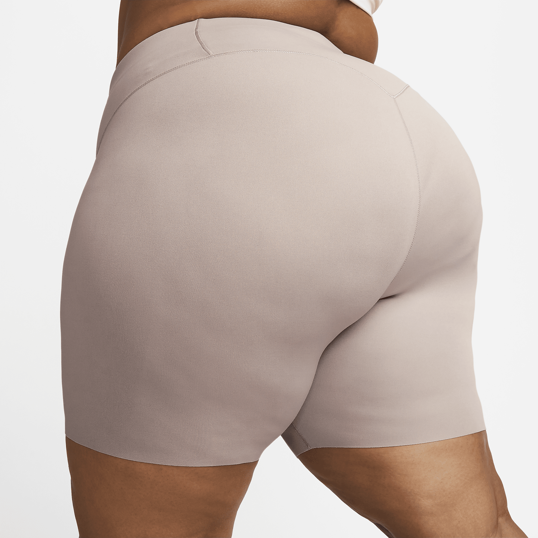 Zenvy - Women's Gentle-Support High-Waisted 8" Biker Shorts (Plus Size)