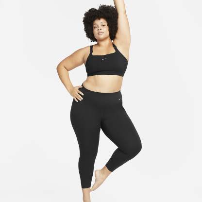 Zenvy - Women's Gentle-Support High-Waisted 7/8 Leggings (Plus Size)