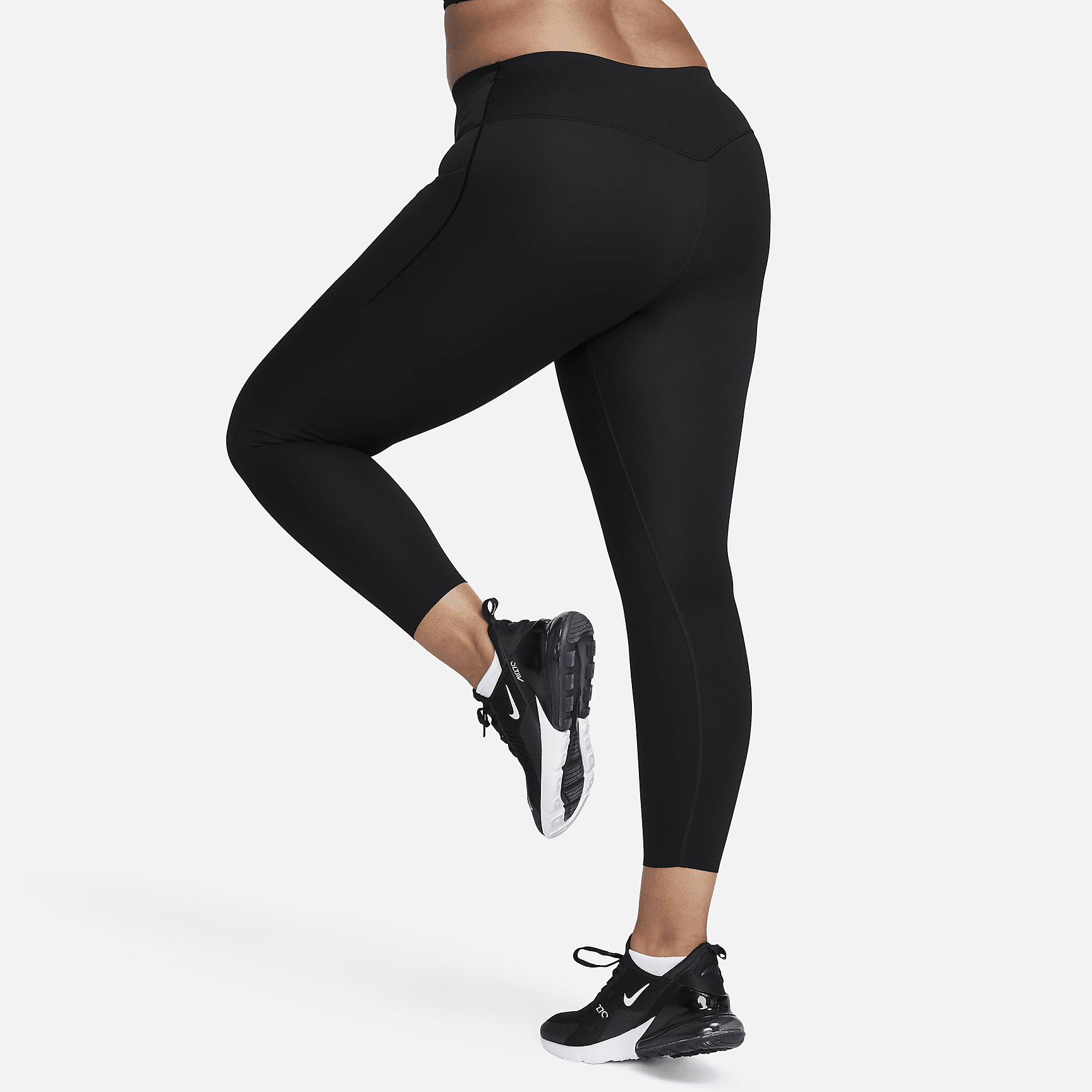 Universa - Women's Medium-Support High-Waisted 7/8 Leggings with Pockets
