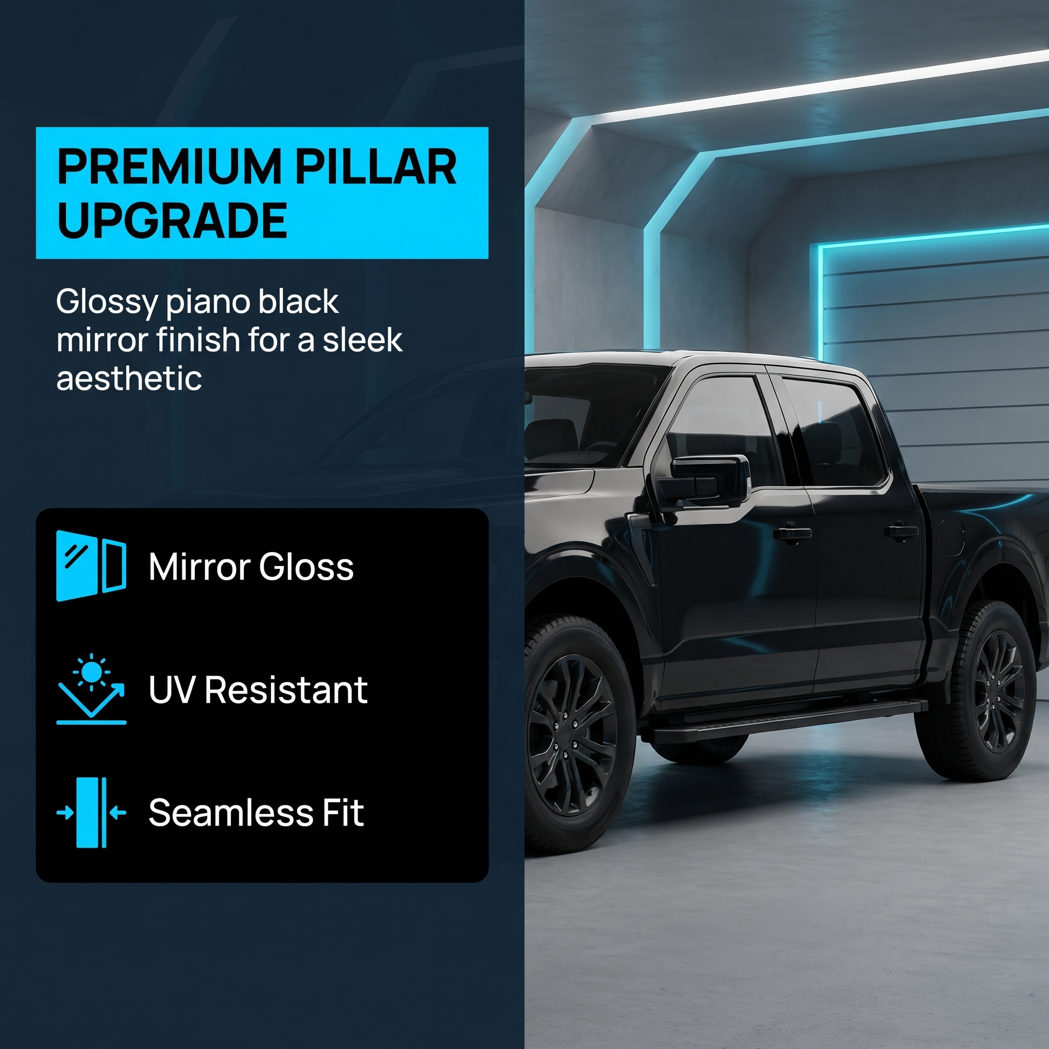 B-pillar Decal With Chevrolet Silverado & GMC Sierra