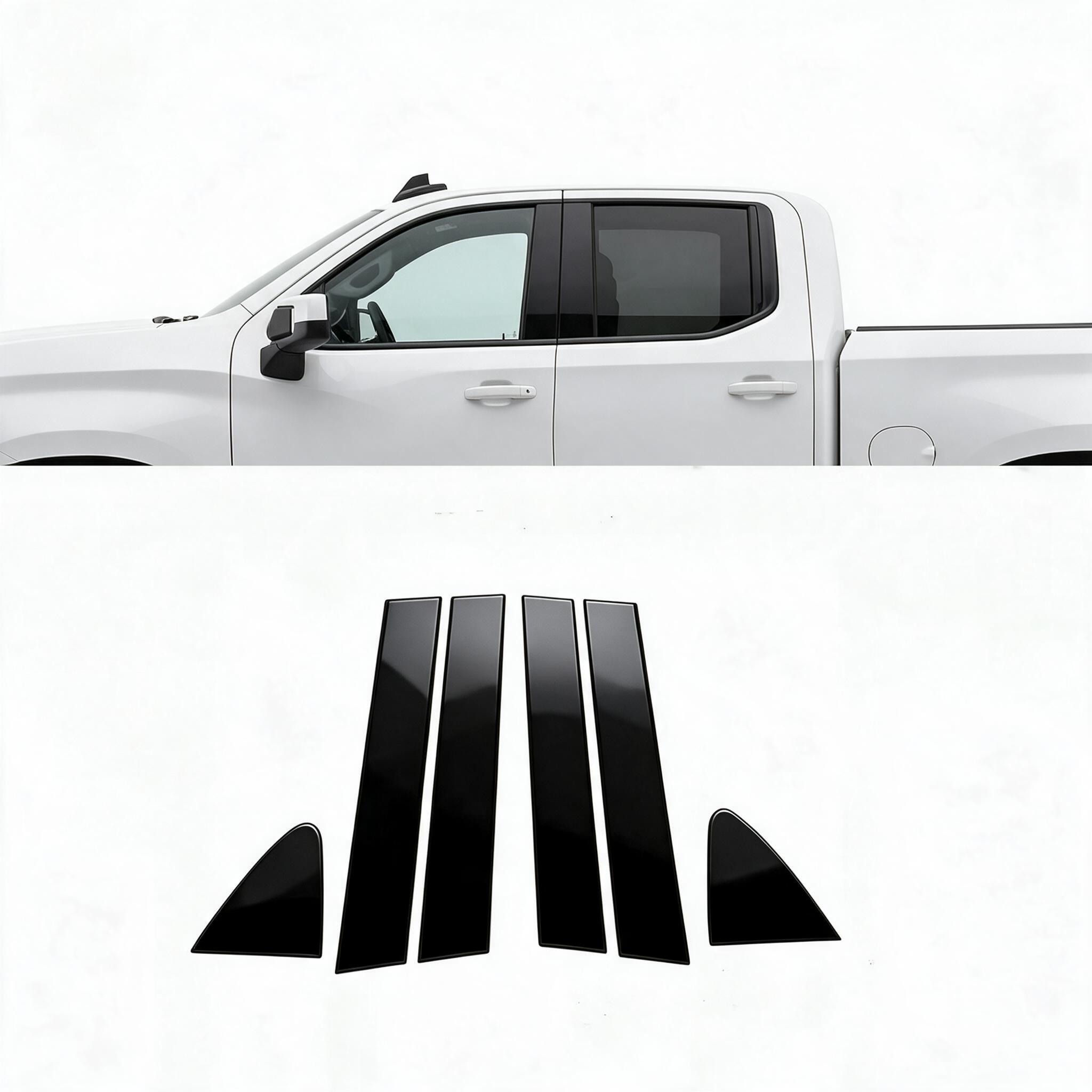B-pillar Decal Compatible With Chevrolet Silverado & GMC Sierra