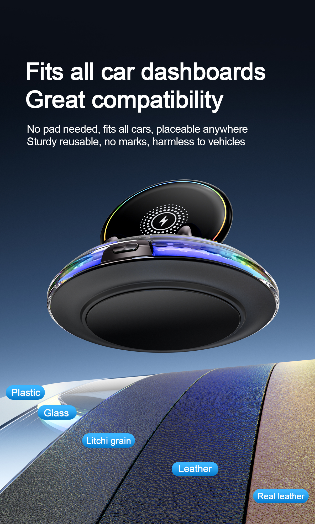 T60 Wireless Charging Phone Mount - image 31