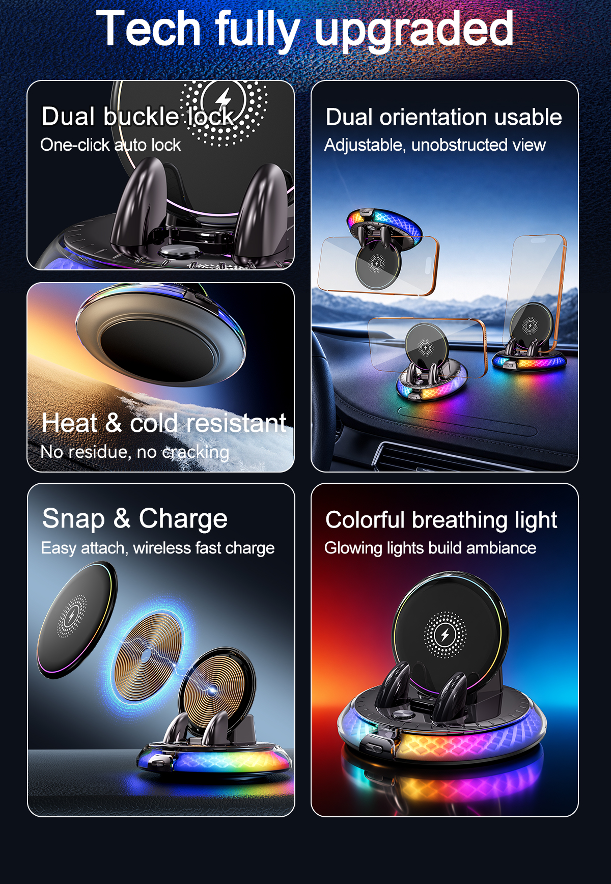 T60 Wireless Charging Phone Mount - image 30