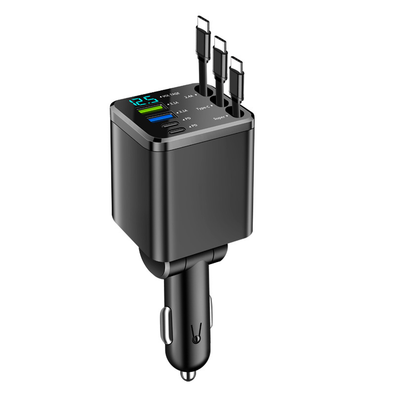 X70 7-in-1 Car Charger - 7-in-1 3*USB-C Port - image 3