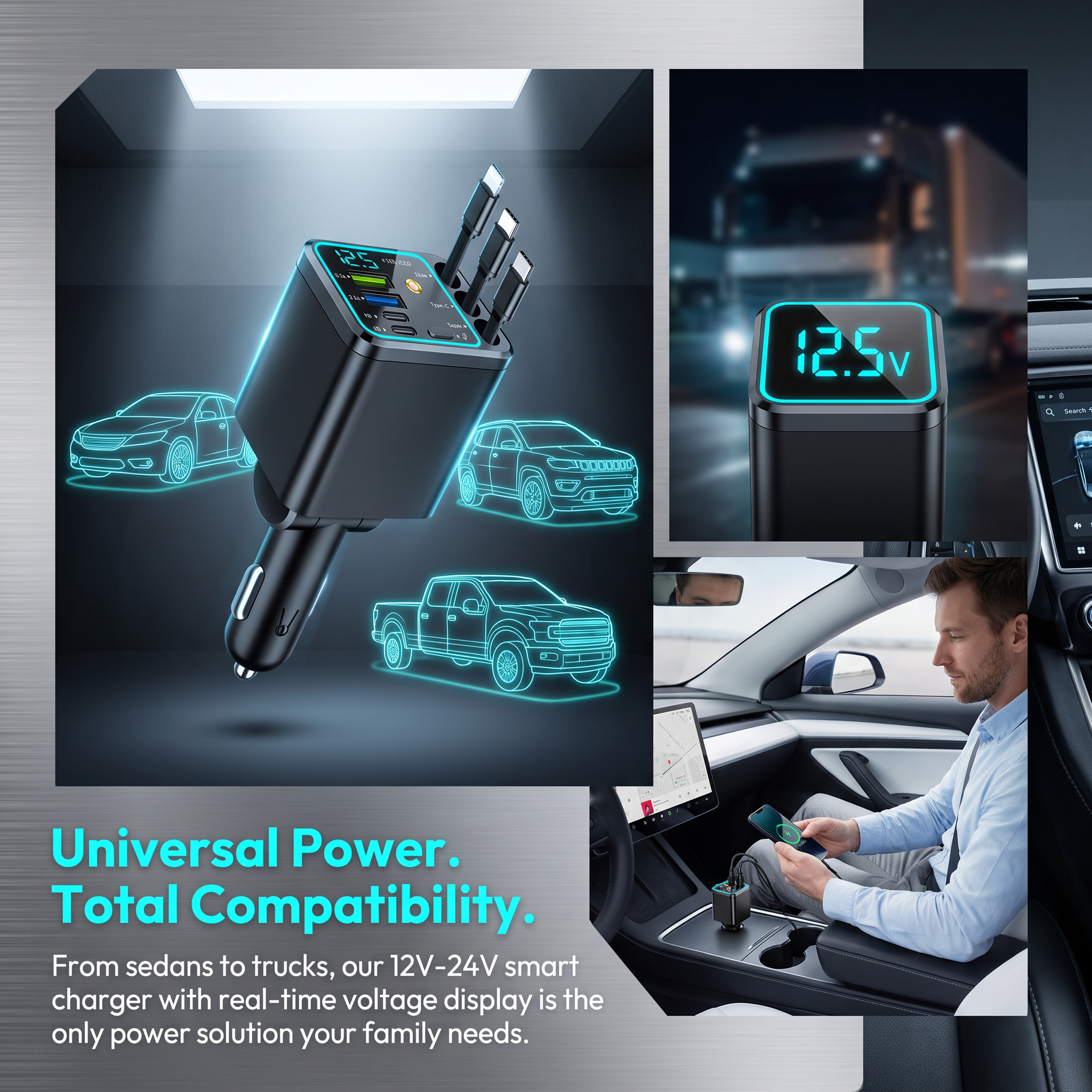 X70 7-in-1 Car Charger - image 5