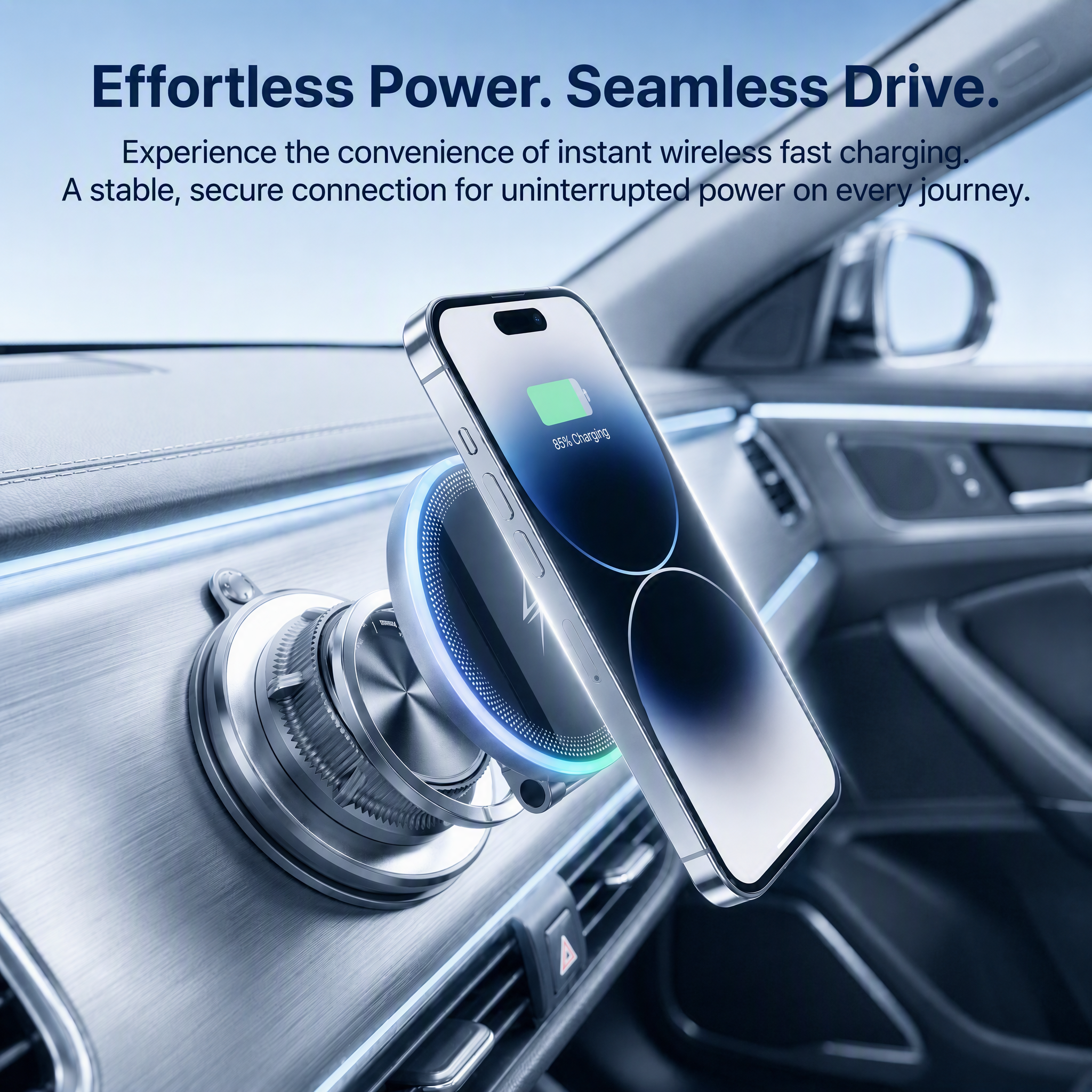 T40 Wireless Charging Phone Mount - image 7