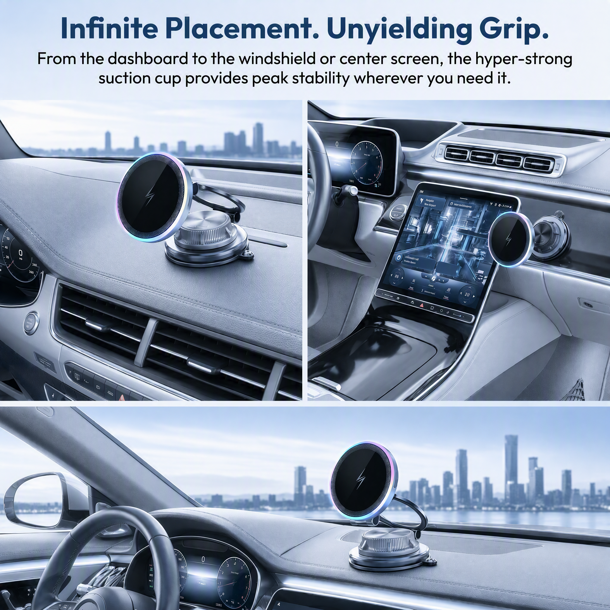 T40 Wireless Charging Phone Mount - image 9