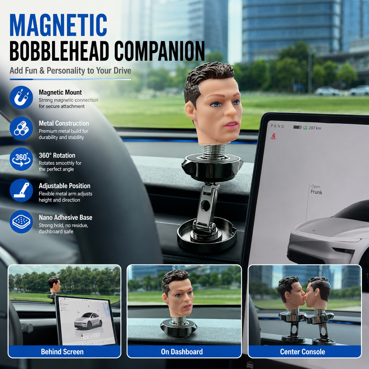 P10 Magnetic Car Dashboard Hanging Ornament - image 4