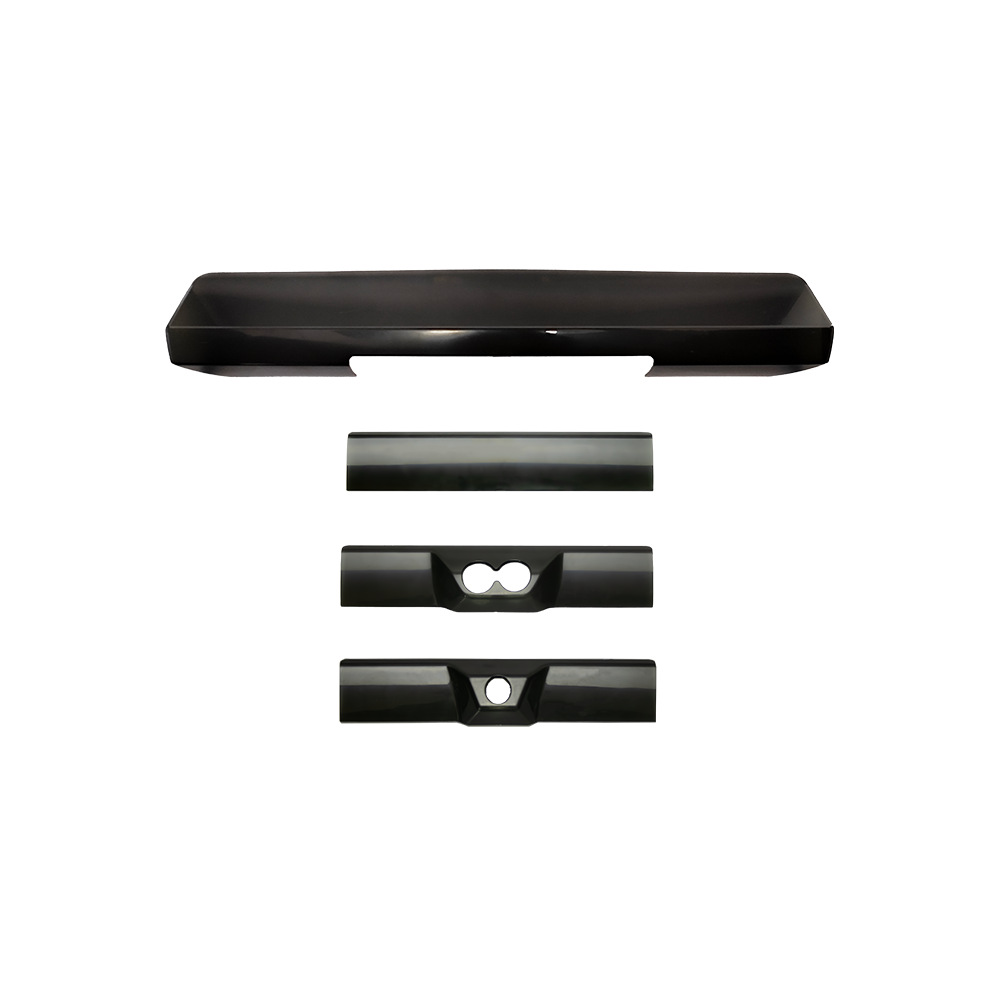 P270 Blackened Taillight Lamp Shell Cover Trim for Chevy Chevrolet Silverado 2019+ - Brake light lens(4Pcs) - image 2
