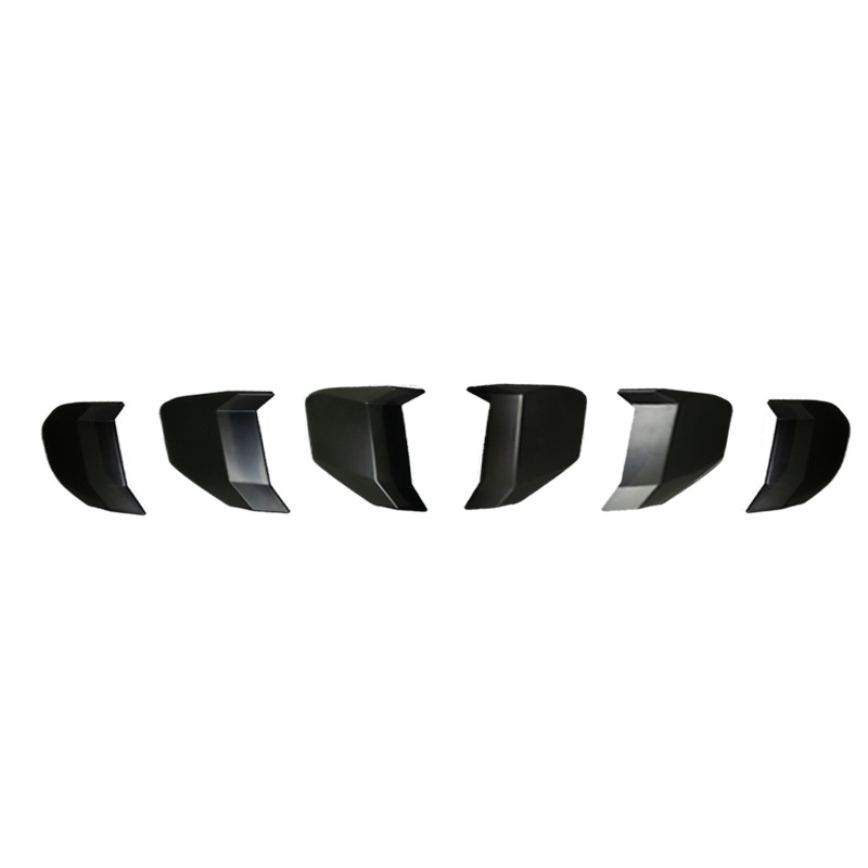 P330 Blackened Taillight Lamp Shell Cover Trim for Ford Mustang 2018-2023 - Tail light lens(6Pcs) - image 1