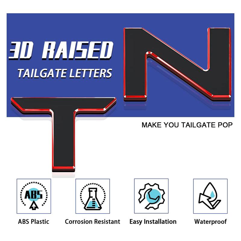 P430 3D Tailgate Letters Decal Insert Badge For TOYOTA TUNDRA - image 5