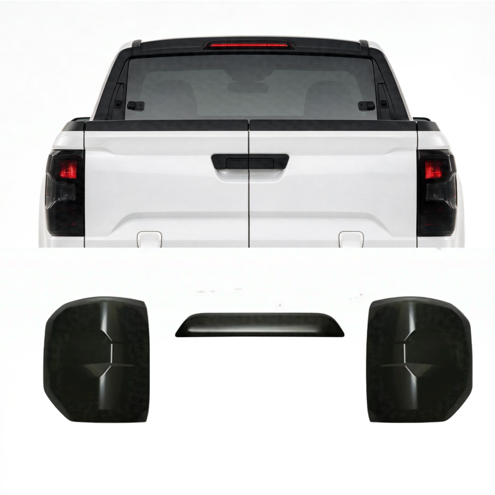 P460 Smoked Taillight Lamp Shell Cover Trim Compatible With Maverick 2022+ - image 1