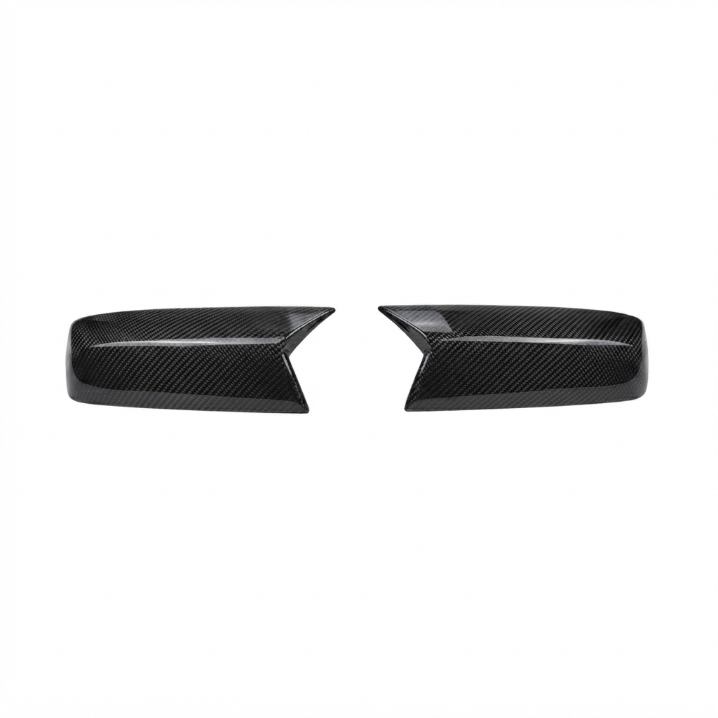  P480 Side Mirror Cap Cover Compatible With Silverado 2012-2018 - Carbon fiber style - image 3