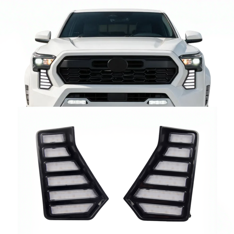 LED Front Fog Lights with DRL & Sequential Turn Signals Compatible With Tacoma 2024-2025 - image 1