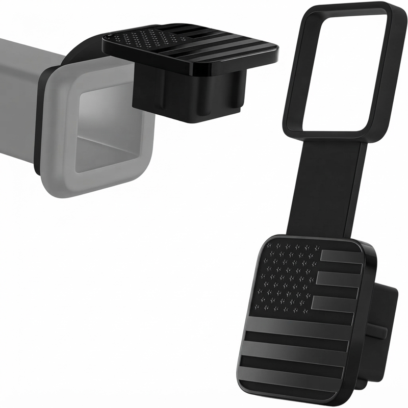 American Flag Trailer Hitch Cover for 2 Inch Receivers - image 1