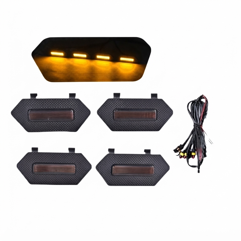 Premium Louvre Light Cover With 4Runner TRD Pro 2025 - Yellow(4Pcs) - image 5